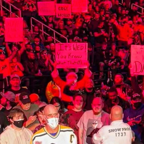 justinroberts- This is my favorite sign to read out loud at every event and it typically leads to a 