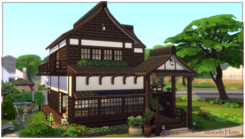 Masashi HomeHome No CC, playtested and furnished. Moveobjects must be “on” before placing.2 Bedrooms