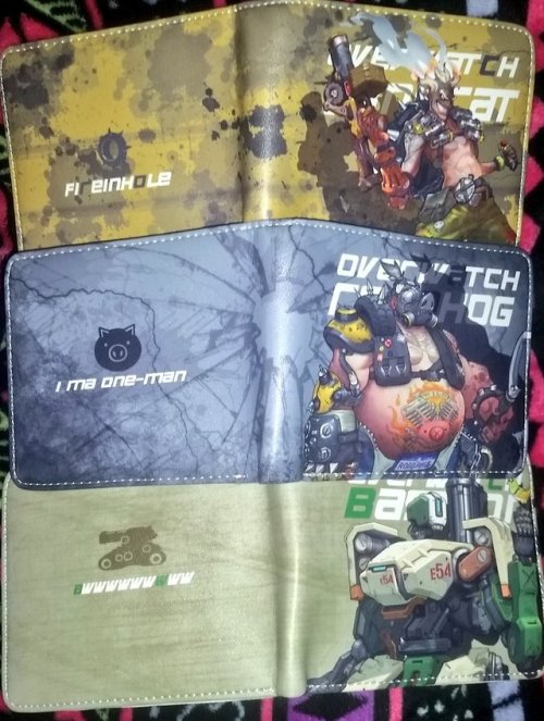 cockatriceking:So I may have gotten some incredible bootleg Overwatch wallets with some fantastic ca