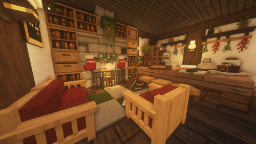 some more pictures from my most recent winter build! It’s a inn-tavern thing in the middle of a taig
