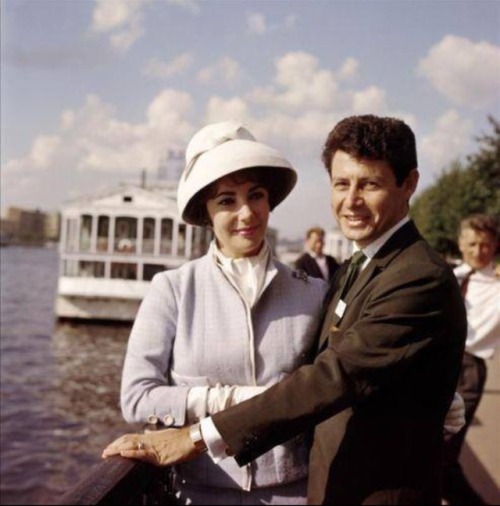 Elizabeth Taylor in Moscow, Russia, 1961