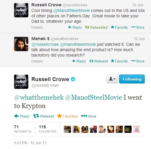 heckyeahrussellcrowe:  My favorite Russell Crowe tweets of 2013 