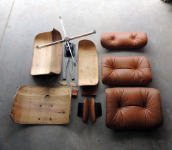 cjwho:  Poor mans Eames lounge Selig chair