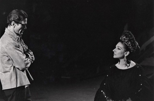 barcarole:Pier Paolo Pasolini and Maria Callas filming Medea, 1969.