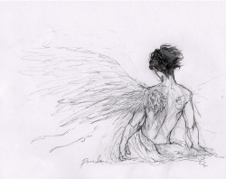 pandamani:  Icarus. A little sketch cause,