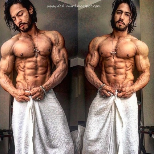 Hunk in Towel