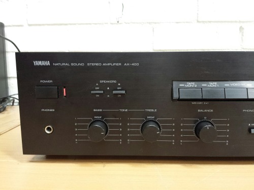 Yamaha AX-400 Natural Sound Stereo Integrated Amplifier, 1986