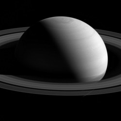 just&ndash;space: Serene Saturn : From a distance Saturn seems to exude an aura of serenity and peace.  js 