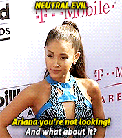 arianagrandre: Ariana Grande Character Alignment Chart (insp.)