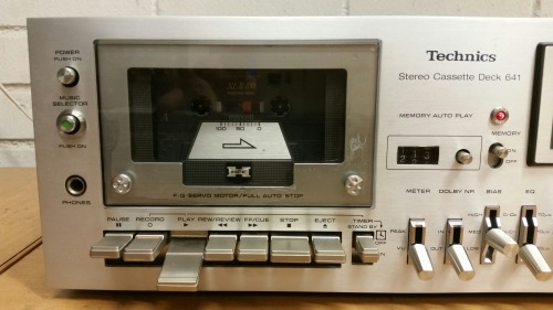 Technics RS-641 Stereo Cassette Deck, 1978