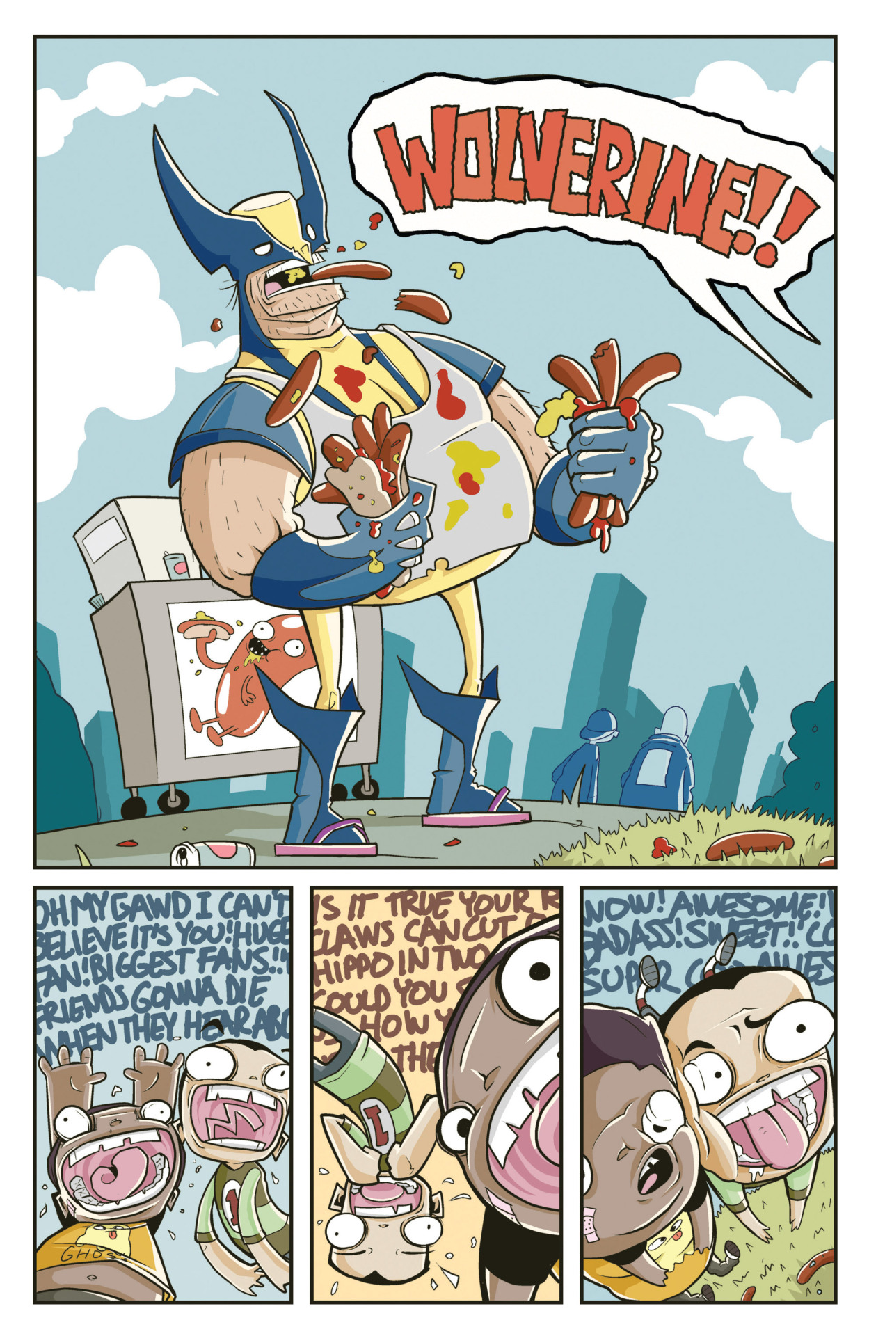 Meanwhile&hellip;in the Park!!by Jhonen Vasquez &amp; Rikki SimmonsJhonen
