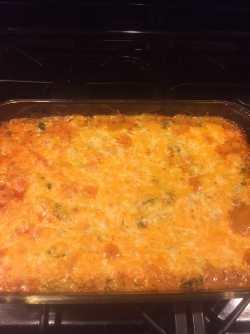 sweetlysinfulsub:  I was tagged to picture post what I’m up to this evening. And since I’m such a party animal… here ya go! Green chili and turkey enchilada casserole and wine!☺️. I know, thrilling Saturday night. 😋. So ladies, how are you