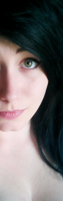tastelessmoment:  This side of my face always looks better aha oh well back to red