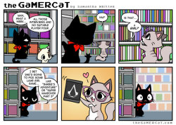 vixyhoovesmod:  thegamercat:  Read the next comic on Tapastic!  we all knew player 4 would be a girl  XDalso Super Makeover 3 &gt; AC   just sayin :p  That girl cat is so adorbs tho &lt;3