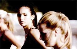 gilberthelena-blog:  AU: Dean really loves watching Elena’s cheerleading practice