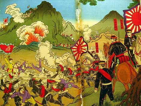 The First Sino Japanese War - 1894-1895A war fought between Japan and China, their goals you ask? It