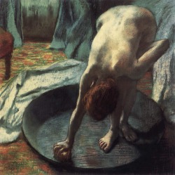 afroui:  Edgar Degas The Tub 1885-6