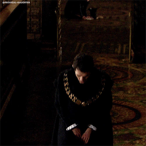 Thomas Cromwell Prays While Anne Boleyn Is Being Executed In The Tower Of London.