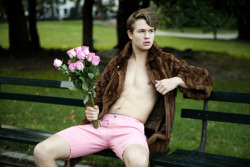 meninvogue:  Ansel Elgort photographed by
