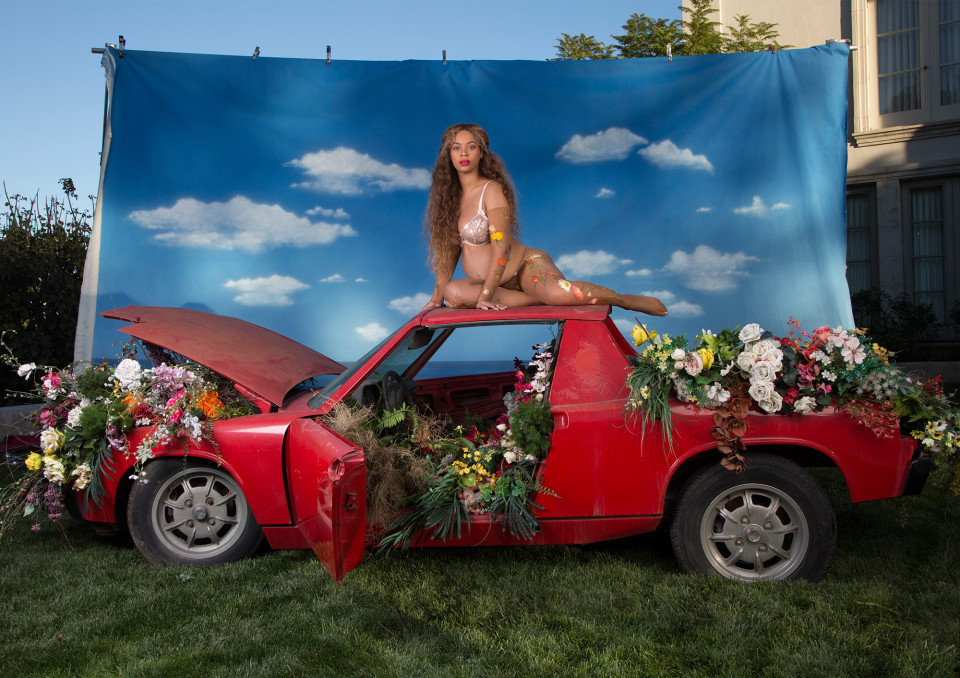 wetheurban:  Beyoncé x Awol Erizku After yesterdays explosive pregnancy announcement,
