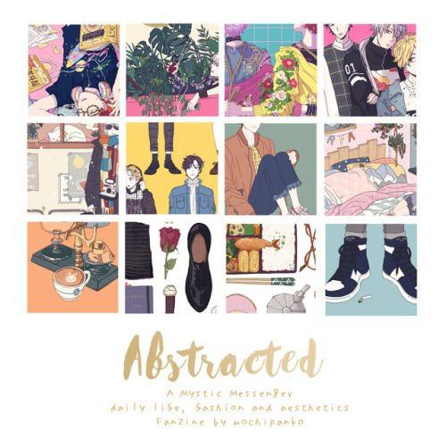 Mystic Messenger - Abstracted fanzine finally ready for preorder!online store (reopened with new pri