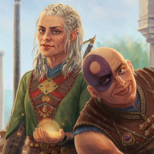 Art For The Baldur' Gate 3 Zine. I Was Glad To Draw My Favorite Third Act Team Led By Boo~ In My Game