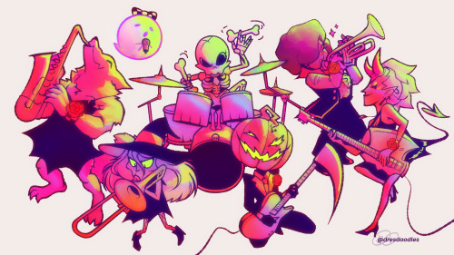 Happy Ska-lloween!!! I might fix this up later but I’m enjoying the colors for now~