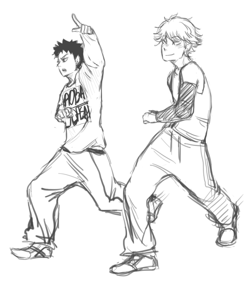 yaboybokuto:  it’s amazing that when you have like 45465654 stories to finish, even more aus come to you. A dance AU. so tsuyuchii and I were bullshitting some dance AU headcanons and this happened. no idea what the main ship would be. or if anything