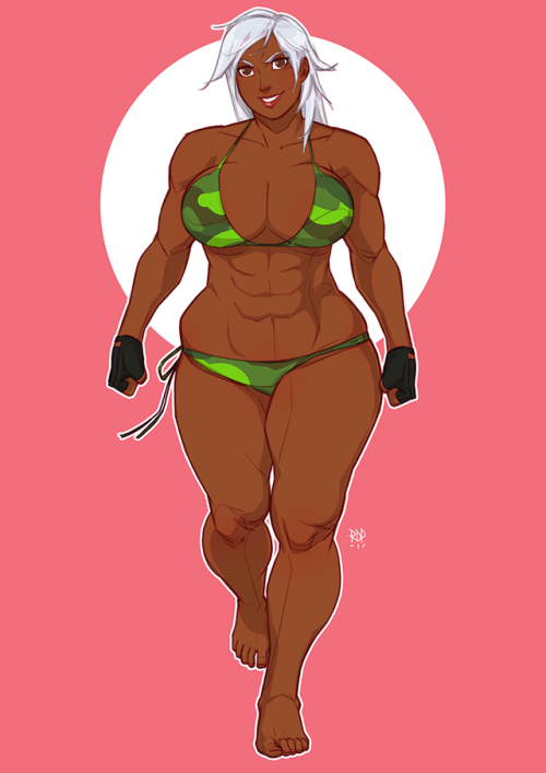 samuraiblack:vanessa lewis from virtua fighter. prefer the dark brown version of the character mysel