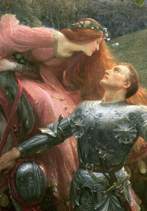 Frank Dicksee, The Beautiful Lady Without Mercy - 1901 
