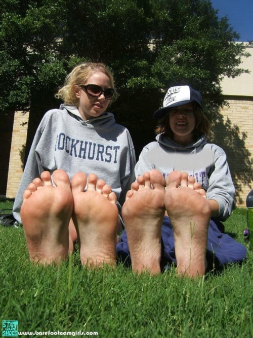 jennsummers50: These two college student’s seem to find having their feet filmed by a total stranger