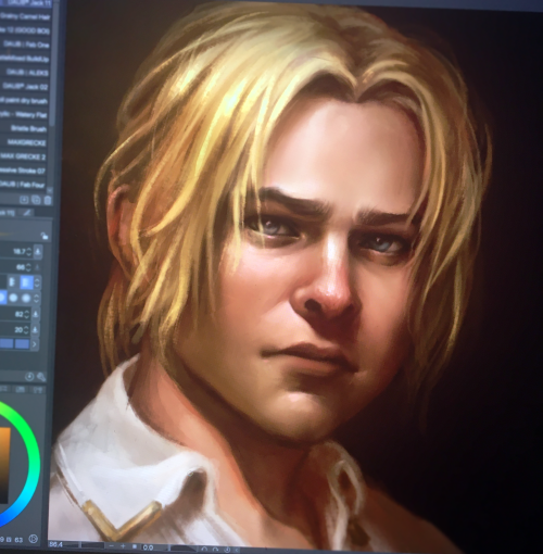 Anduin wip (for the life of me, I just can’t get it to actually look like him lol)