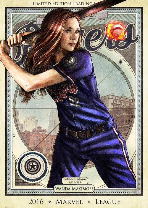 petite-madame: Marvel League - Team Cap vs Team Iron Man - (2021)Vintage baseball trading cards insp