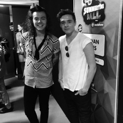 direct-news: brooklynbeckham: Hanging with Harry 