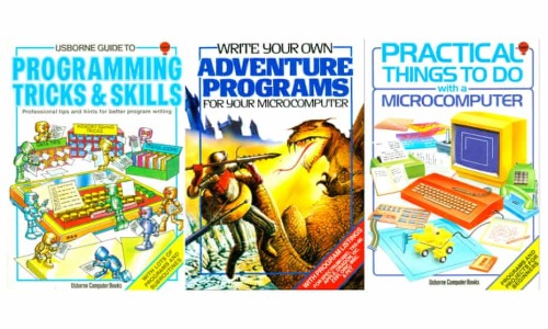 70sscifiart:  Usborne’s 1980s range of childrens’ coding books have been released as free PDFs