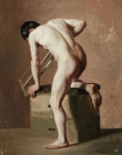 hadrian6: Naked Man Sawing. 1852. Isidoro