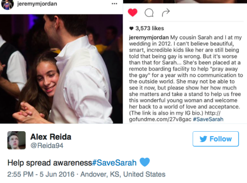 micdotcom: The Internet is rallying to #SaveSarah from gay conversion therapy Internet users around 