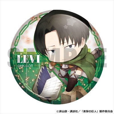 snkmerchandise: News: Cafe Reo’s SnK Can Badges (2017) Original Release Date: Late May 2017Retail Price: 300 Yen each; 3,600 Yen for box of 12 Cafe Reo has released previews of more SnK partnership merchandise! The set of 12 can badges feature Eren,