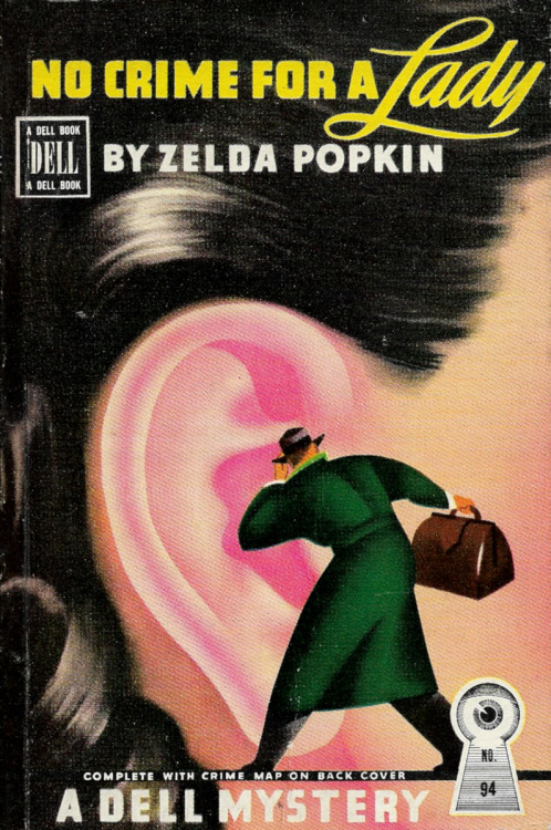 No Crime For A Lady, By Zelda Popkin (Dell, 1942).From Ebay.