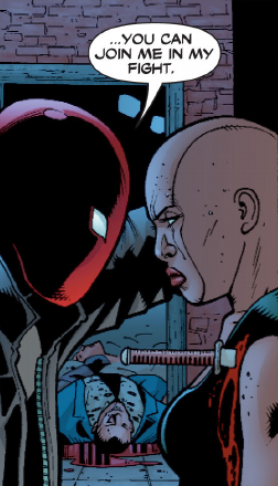 arkhamjason: Under the Red Hood: “Don’t you hate it when guys say garbage like