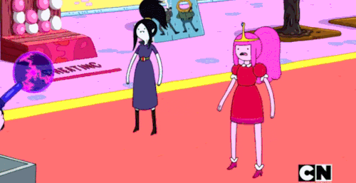 “Bonnibel Bubblegum, always so prepared.”“Yeah, I have to be ‘always so prepared’!  We can’t all jus