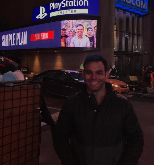 Our ugly mugs ruined the background of tourist&rsquo;s pictures in Times Square for an entire day. #