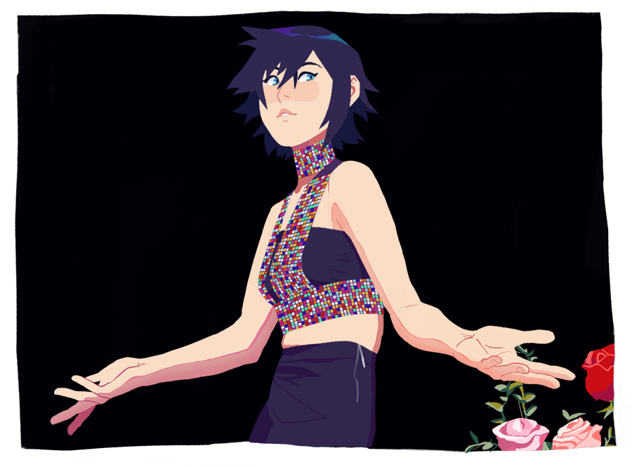 blankethoard:  the show must go on!! 🥤🥀💦 