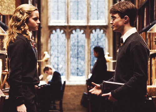  “Harry liked Hermione very much, but she just wasn’t the same as  Ron. There
