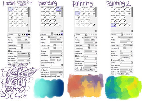 sharpasakunaike:finally got around to posting my brush settings!! sorry for the wait everyone omg bu