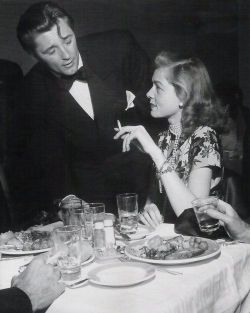 wehadfacesthen:  Lauren Bacall listening