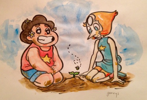 gemrys:  I needed to chill out so here have some gems gardening