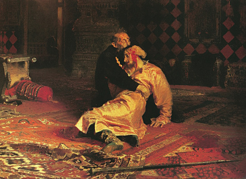 aqua-regia009:Ivan the Terrible and His Son Ivan (1885) - Ilya Repin