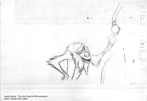 Animator: James BaxterCharacter: RafikiFilm: The Lion King (1994)Studio: Walt Disney PicturesSource: