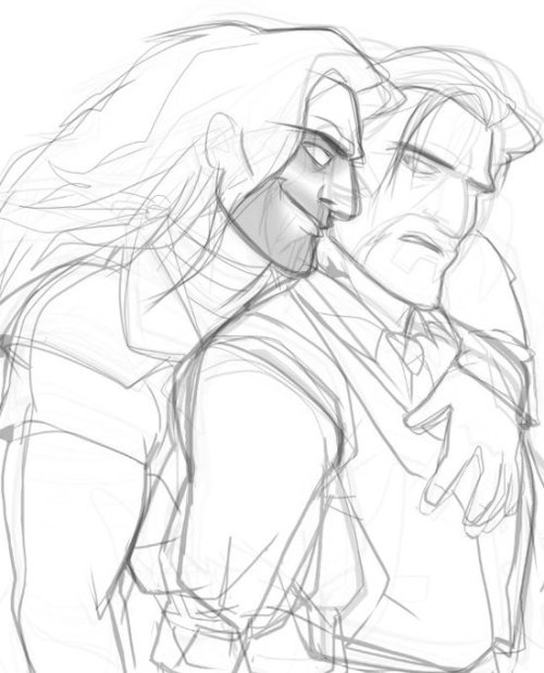 Blackhands passion sketch (strangely I identify with Izzy&rsquo;s jealousy and possessiveness xD